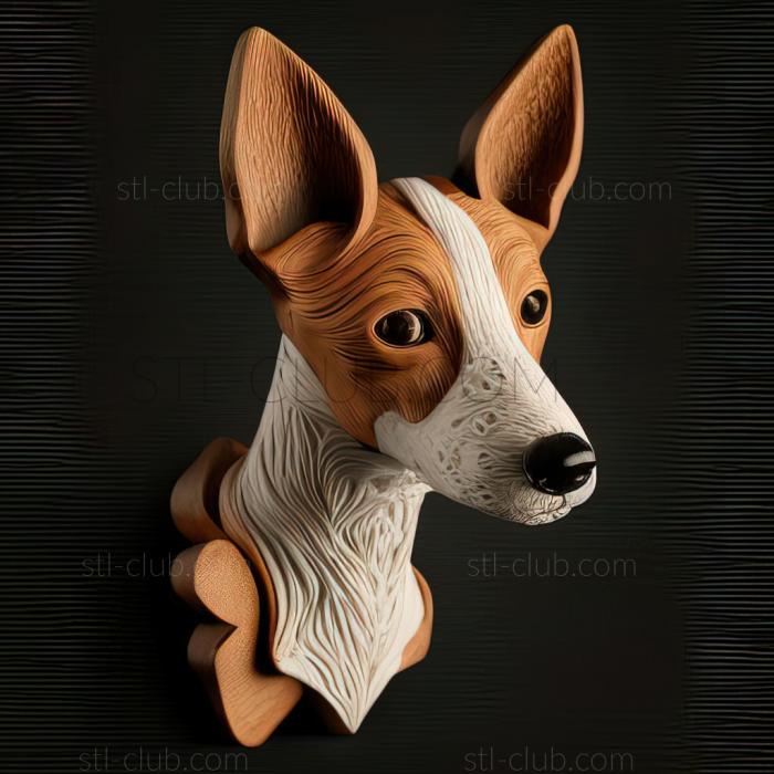 3D model st Toy Fox Terrier dog (STL)